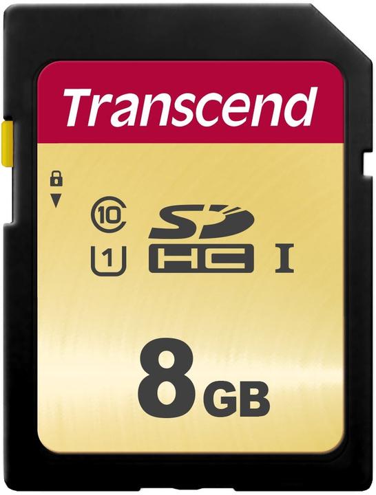 Produktbild Transcend SDHC 500S 8GB Class 10 UHS-I U1 (8 GB, SDHC, U1, UHS-I)
