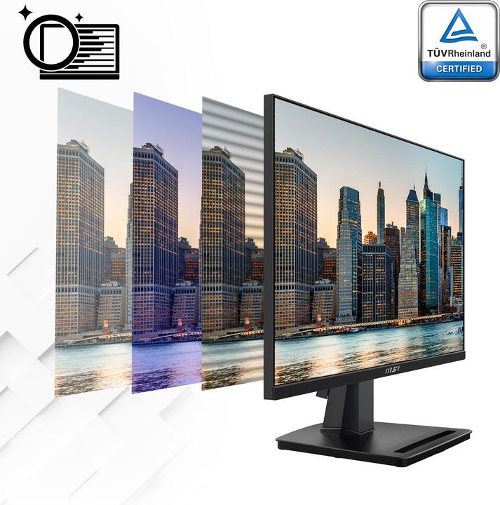 Immagine prodotto MSI monitor PRO MP251, 24,5"/1920 x 1080 FHD/IPS/100Hz/1ms/1300:1/300cd / m2 /2xHDMI/D-Sub (1920 x 1080 pixel, 24.50")