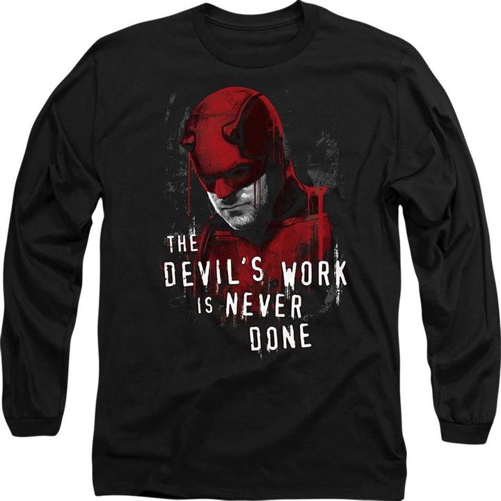 Produktbild Daredevil Born Again The Devil's Work Is Never Done TShirt Langärmlig (S)