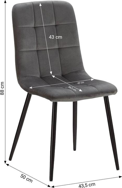 Produktbild Homestyle4u Esstisch mit 2 Stühlen Set (Holz)