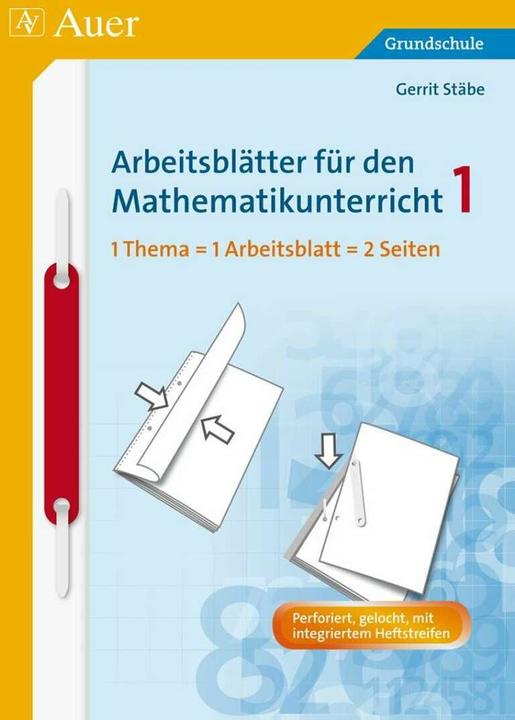 Produktbild Arbeitsblätter für den Mathematikunterricht 1 (Deutsch, 2013)