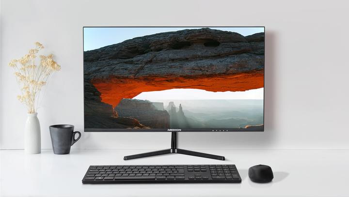 Produktbild Medion AKOYA® P52218 (MD 20150) WIDESCREEN MONITOR 54,6 cm (22"), Full HD Display, HDMI und rahmenloses De (1920 x 1080 Pixel, 22")