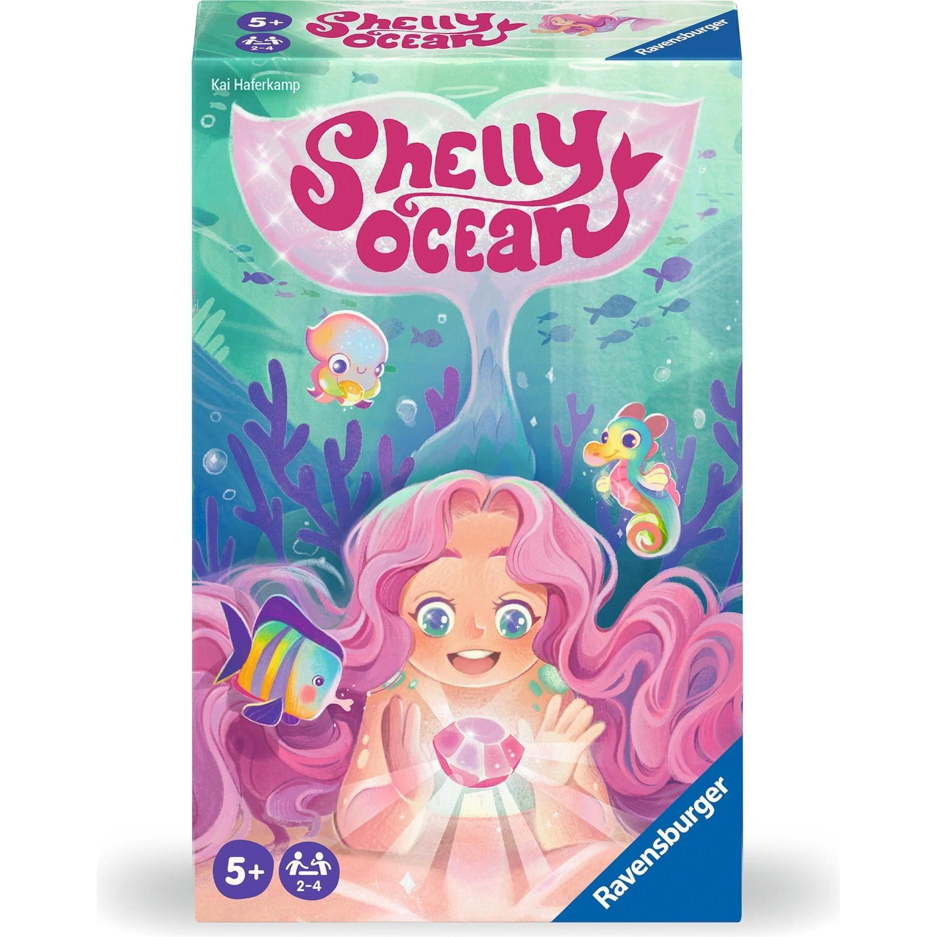 Ravensburger 23047 - Shelly Ocean - Lauf- und Sammelspiel für Kinder ab 5 Jahren, Familienspiel für (Multilingual)