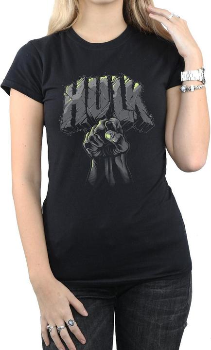 Produktbild Hulk Punch Logo BaumwollTShirt (L)