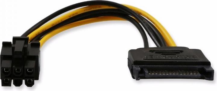 Produktbild PowerGuard PCI-E Express Riser Card 1x to 16x USB 3.0 60cm SATA Crypto Mining