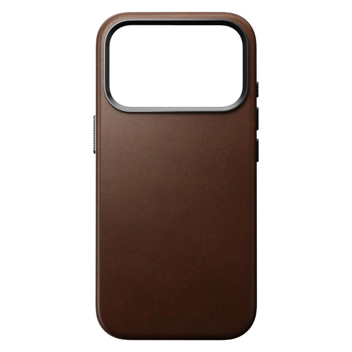 Nomad Traditionelle Lederhülle - Lederhülle Für IPhone Pro, Horween-Leder (Apple IPhone 17 Pro), Smartphone Hülle, Schwarz