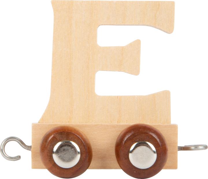 Actual product image small foot Letter E