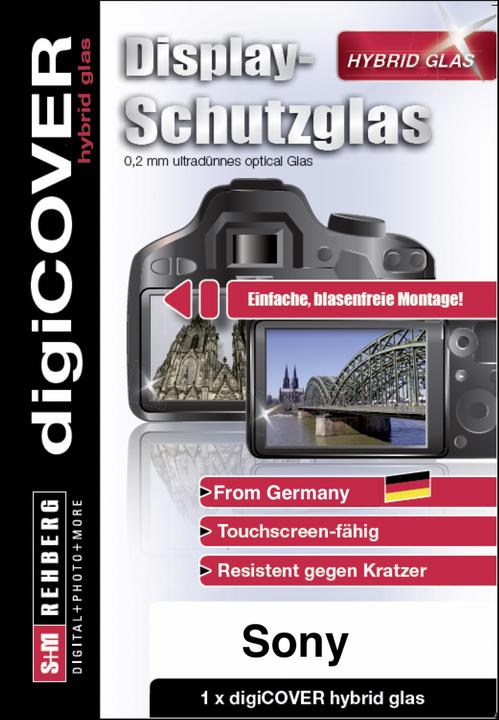 Produktbild digiCOVER Hybrid Glas Display Schutz Sony Alpha 6000 6300 6500 (Displayschutz, Alpha 6000)