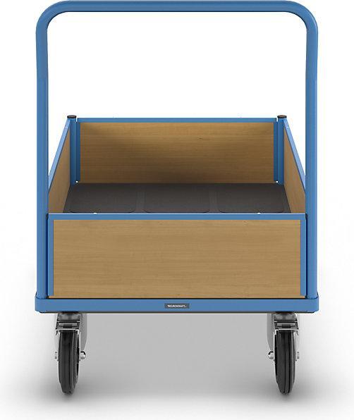 Produktbild eurokraft pro Plattformwagen mit Holzwänden (500 kg)