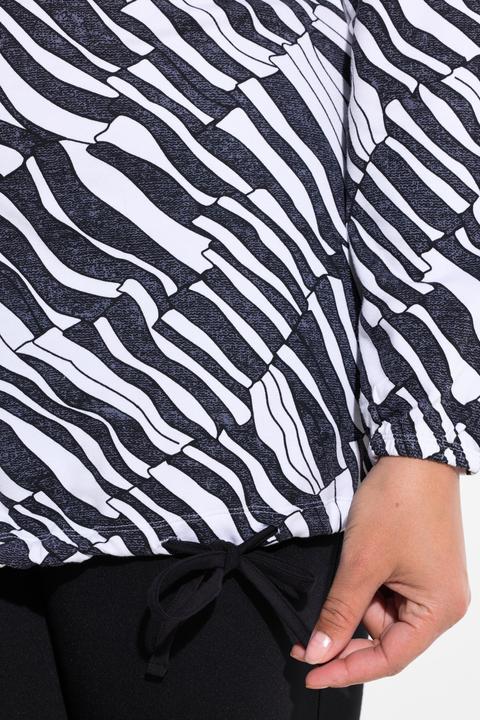 Produktbild Miamoda T-Shirt, Classic Fit, Grafikmuster, Saum-Bindeband (52)