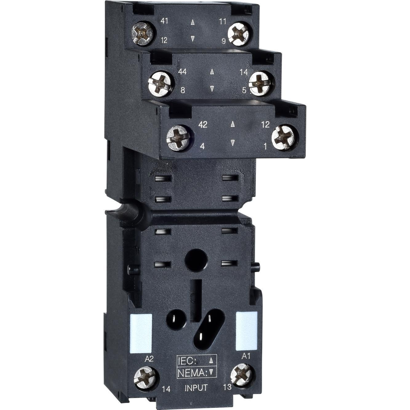 APC, Accessori per la tecnologia di controllo, RXZE2S108M Presa per relè miniaturizzato a 2 poli con contatti separati (Presa per relè)