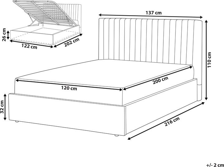 Image du produit Beliani Vion (120 x 200 cm)