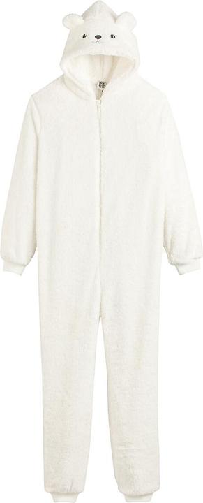 Produktbild La Redoute Collections Teddyfleece-Overall mit Kapuze und Teddy-Motiv (182)