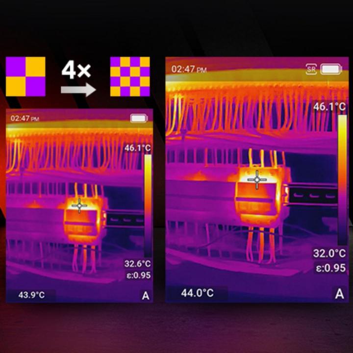 Actual product image Guide Sensmart E4 Wärmebildkamera Graphit 640 x 480 Pixel Eingebautes Display LCD