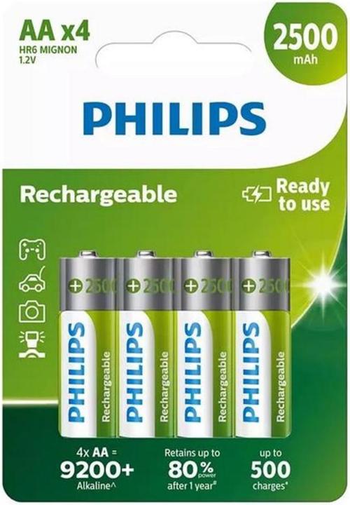 ProPlus Rechargeable (4 Stk., AA, 2500 mAh)