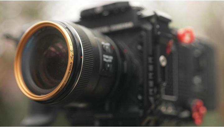 Actual product image Formatt Hitech Firecrest Bloom Gold 1/8 77mm (Gold Ring) (FH-FCBGE77) (77 mm, Effect filter)