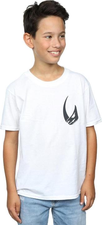Actual product image Star Wars Boys The Mandalorian Rhino Emblem Pocket Print T-Shirt (128)