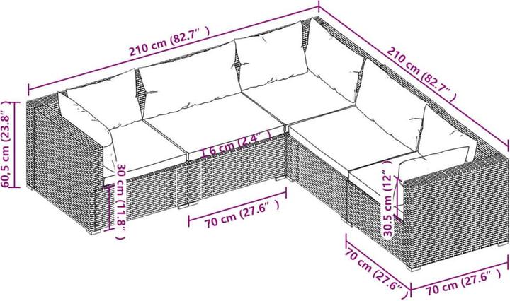 Produktbild vidaXL Arabella