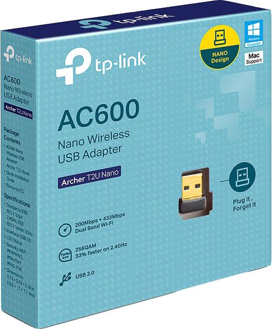 Produktbild TP-Link ARCHER T2U NANO AC600 NANO (USB)