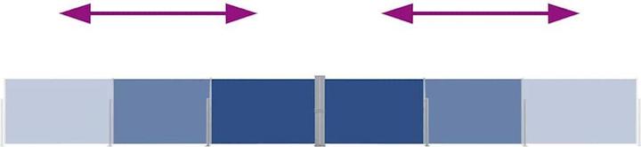 Produktbild vidaXL Seitenmarkise (12 m)