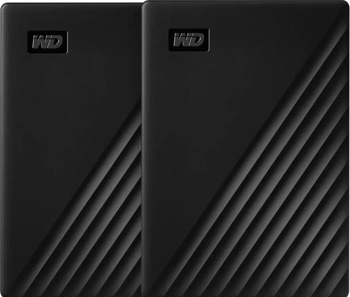 Actual product image WD My Passport 4TB Black - Duo pack (8 TB)