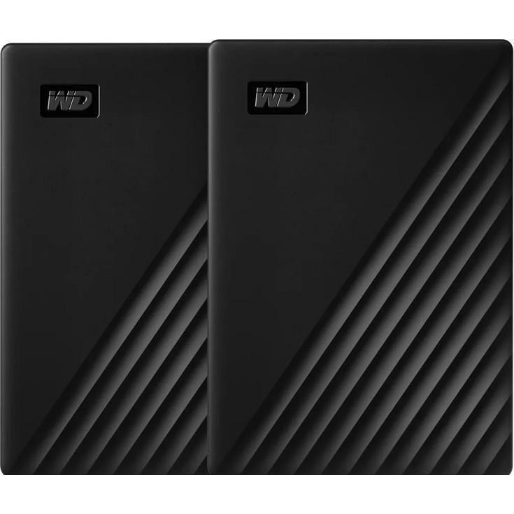 WD My Passport 4TB Nero - Confezione Duo (8 TB), Disco rigido esterno, Nero