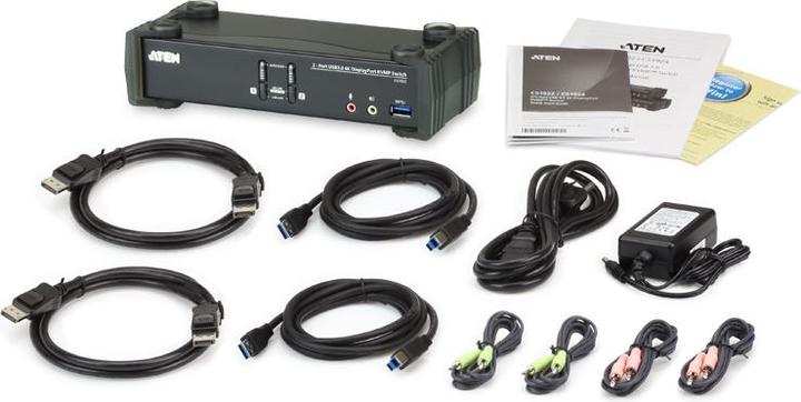 Produktbild Aten CS1922 2-Port USB 3.1 Gen 1 4K DisplayPort 1.2 KVM