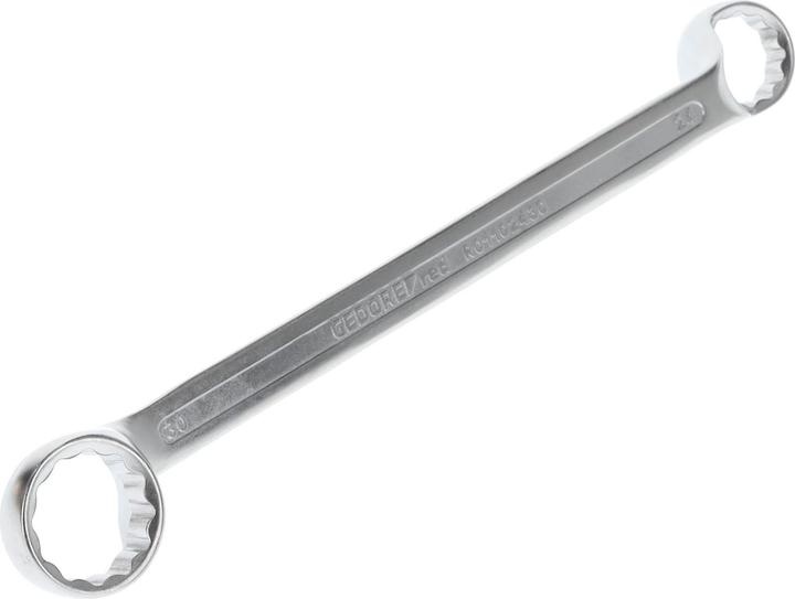Actual product image Gedore Red red Double-ended ring spanner, SW 24 x 30 mm, L 342 mm, chrome vanadium steel, silver (24 mm, 30 mm)