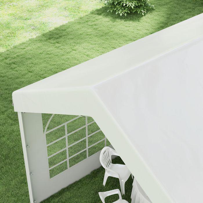 Produktbild Swisshandel24 Seitenteil mit Fenster, Seitenwand für Pavillon ca. 6 x 2 m Seitenplane Ersatzwand für Partyzelt, We (200 cm, 597 cm)