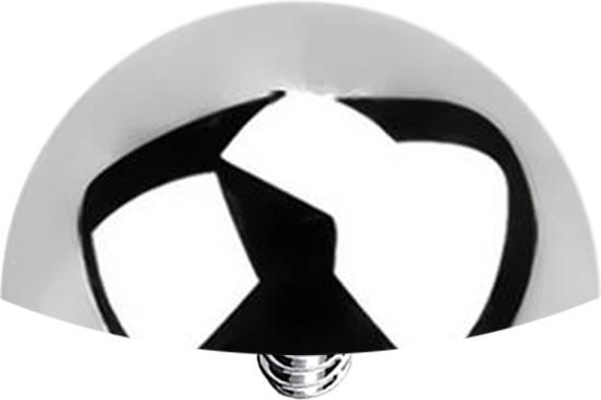 Immagine prodotto Star Piercing Ancora dermica argento semitonda (Titanio, senza ottone)