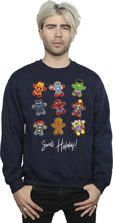 Actual product image Mens Gingerbread Avengers Sweatshirt (XXL)