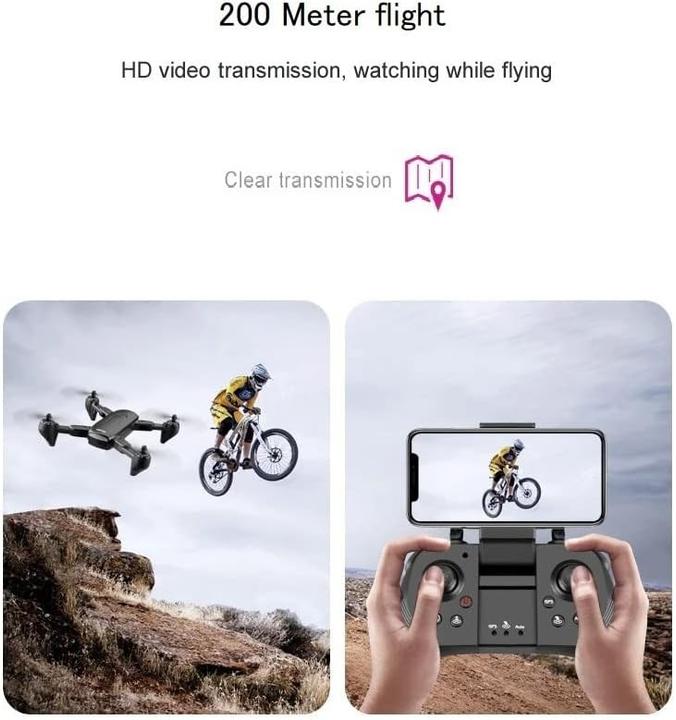 Actual product image Luxwallet HD Camera Drone with VR Goggles and Carrying Case, 30km/h Speed, 200m Range