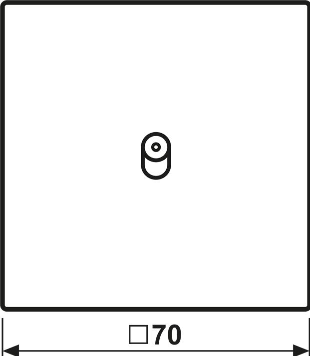 Produktbild JUNG Knebel Schalter LS 1912 alu mt Lichtausl AL12-0KOR0