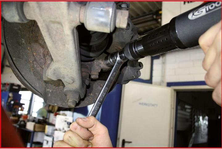 Actual product image KS Tools Vibro-Power pneumatic chisel hammer set. 6 pcs. 51 (Petrol)