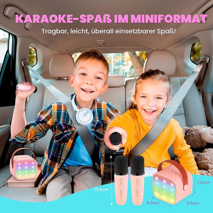 Immagine prodotto Wowstar Karaoke-Maschine mit 2 Mikrofonen für Kinder