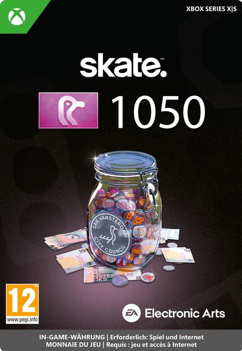 Actual product image Microsoft Xbox SKATE: 1050 SV Bucks Download Code