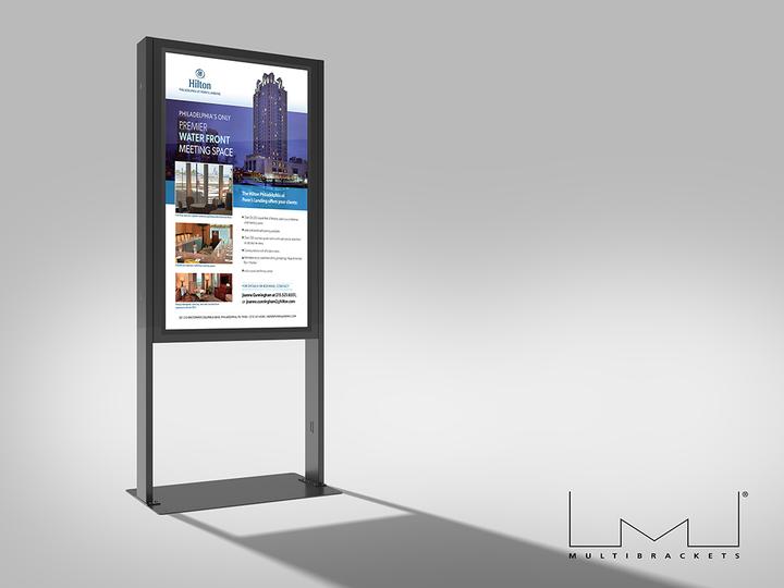 Actual product image Multibrackets M Pro Series - Enclosure Totem 55"" Floorbase B2B Medium | 55"" | Portrait | Floor...