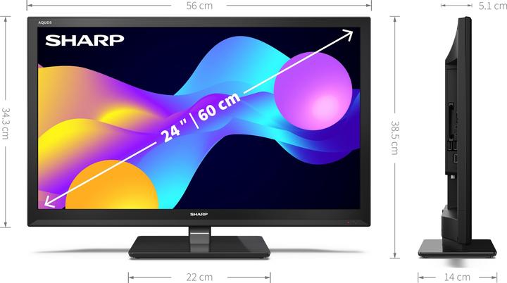 Actual product image Sharp 24EE3E (24", LCD, 2022)