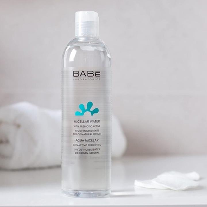 Produktbild Babe Laboratorios Micellar Water 400ml Natürliche Inhaltsstoffe für alle Hauttypen Empfindliche (Mizellenwasser)