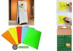 Produktbild Sigel Moderationskarten Magnetic Notes farbsortiert 10,0 x 15,0 cm, 25 St.
