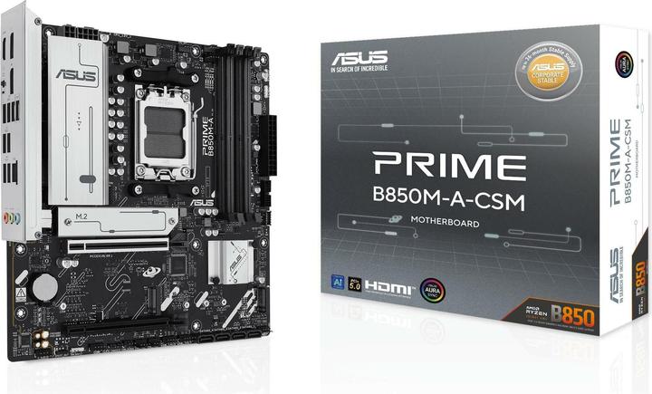 Actual product image ASUS Prime B850M-A-CSM (AM5, AMD B850, mATX)