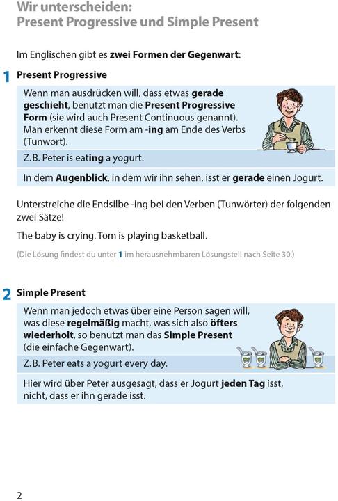 Actual product image Present: Progressive & Simple Englisch 5. Klasse (German, Ludwig Waas, Martina Knapp, Rainer Thiele, 2022)