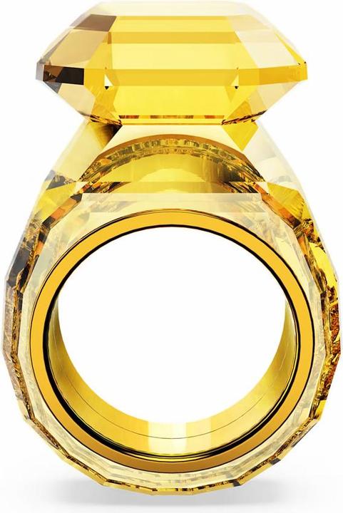Actual product image Swarovski Lucent Cocktail Ring Octagon Cut Yellow (52)