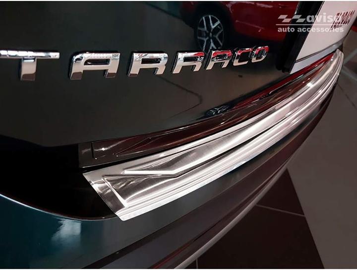 Aristar Edelstahl Ladekantenschutz für Seat Tarraco ab 2018 bis heute (Heck, Universal)