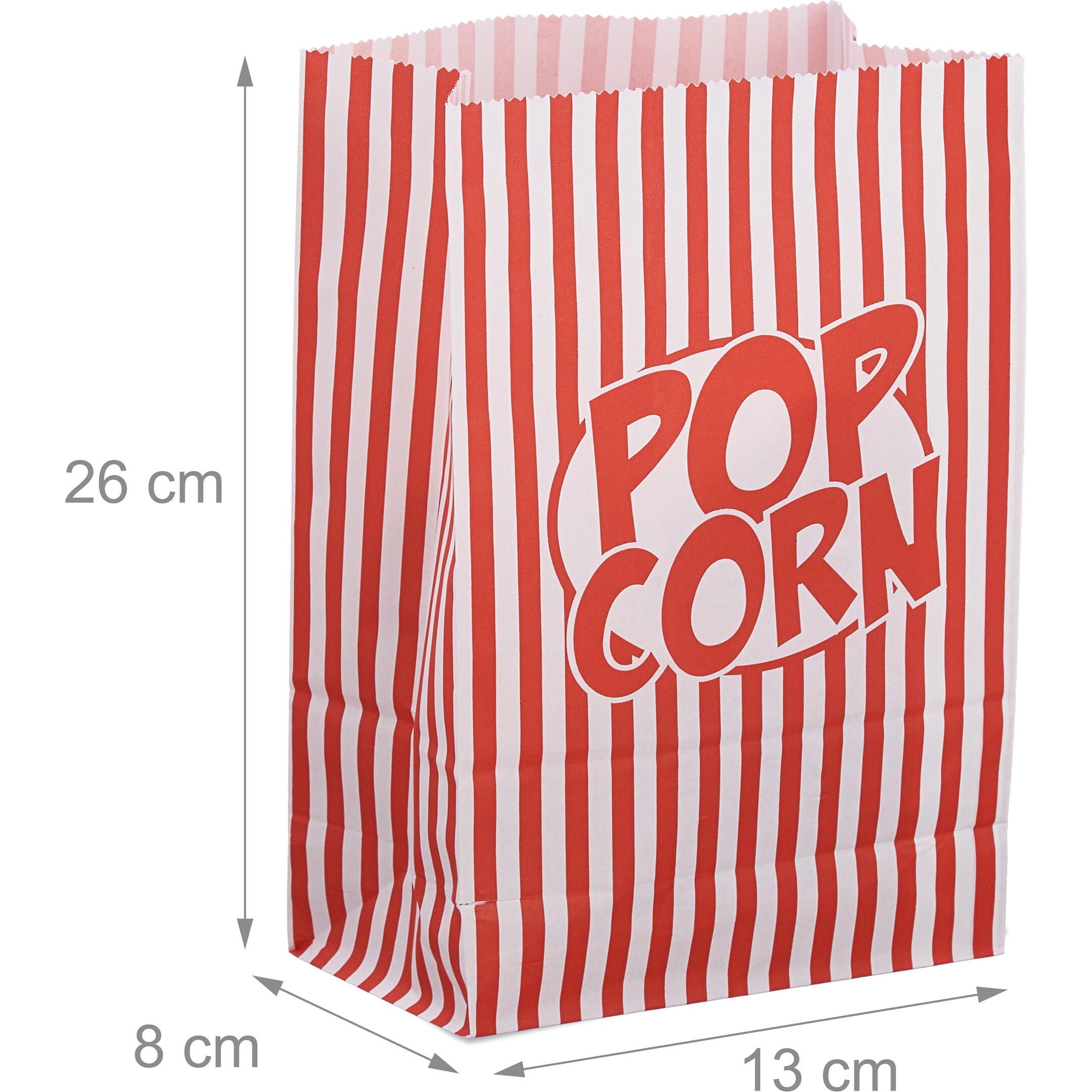 Thumbnail - Relaxdays, Einweggeschirr, Popcorntüten (48 x)