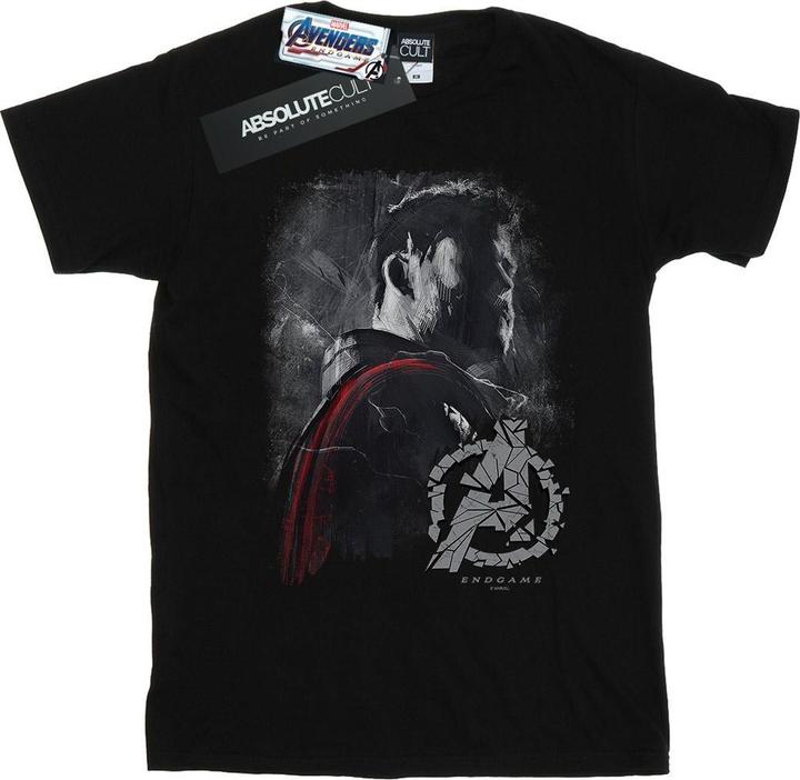 Produktbild Avengers Endgame Thor Boyfriend TShirt aus gebürsteter Baumwolle (L)