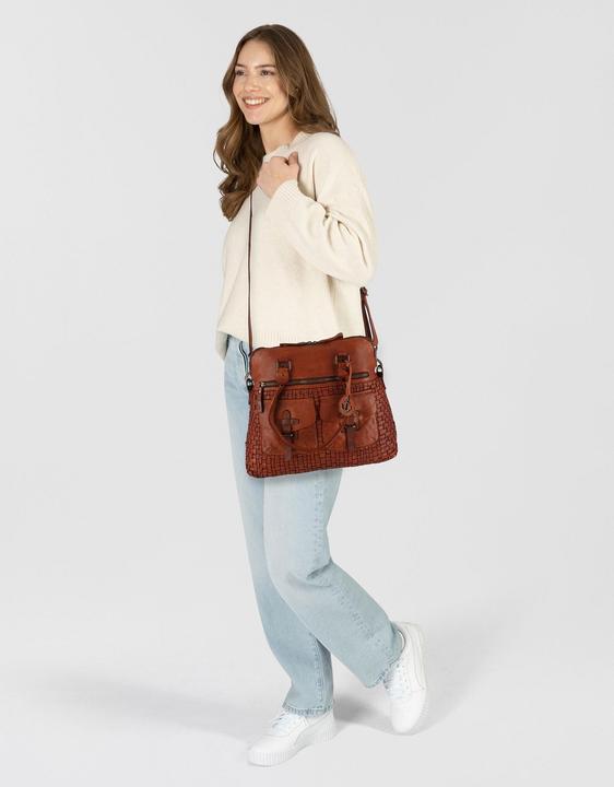 Actual product image Harbour 2nd Urban Poets Schultertasche Leder 29 cm