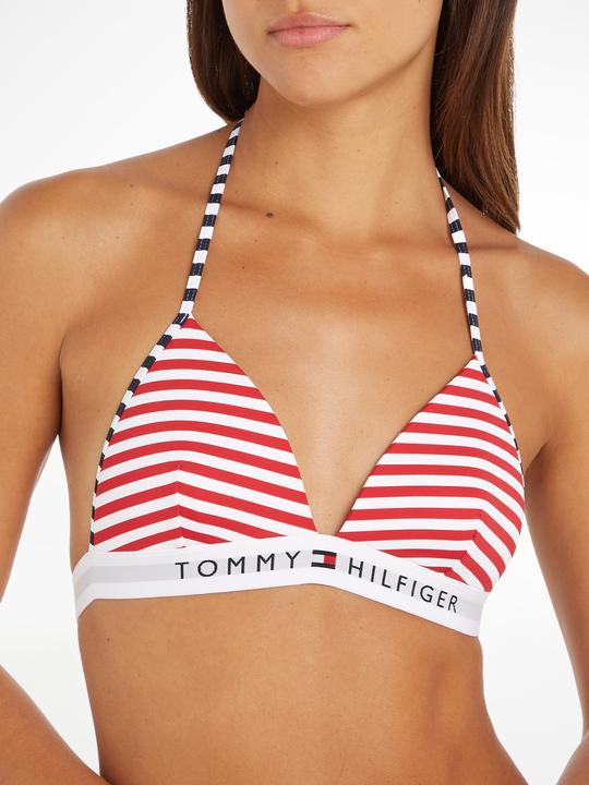 Produktbild Tommy Hilfiger Triangle Fixed Foam Print Bikini Oberteil - 83321 (XS)