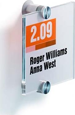 Produktbild Durable Türschild CRYSTAL SIGN