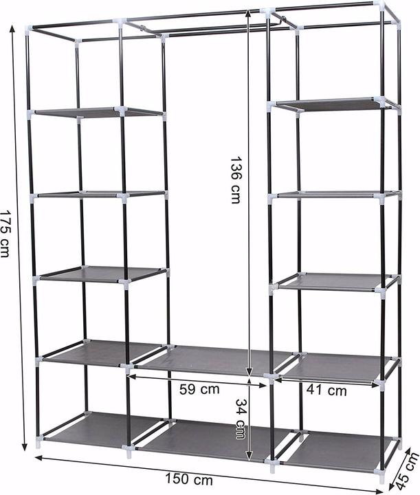 Productafbeelding Songmics Miranda (150 x 45 x 175 cm)